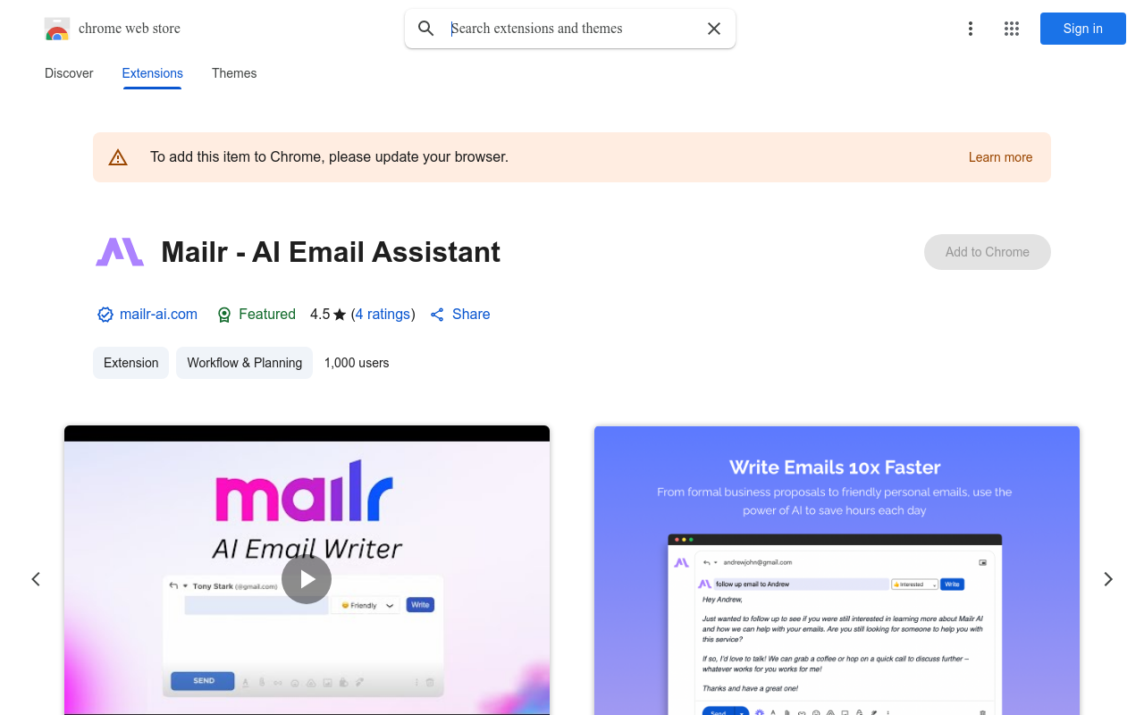 Mailr - AI Email Assistant