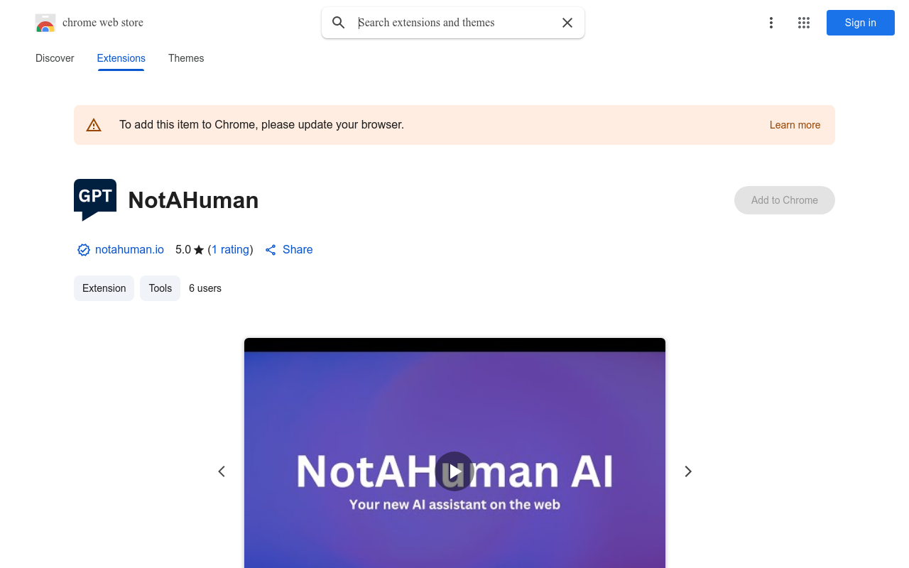 NotAHuman