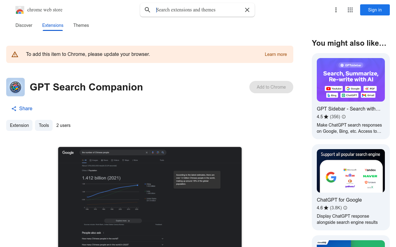 GPT Search Companion