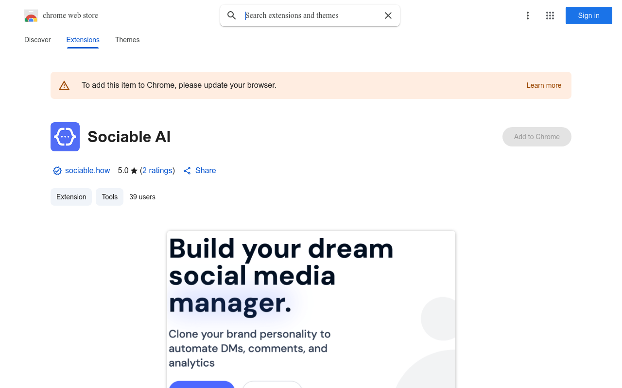 Sociable AI