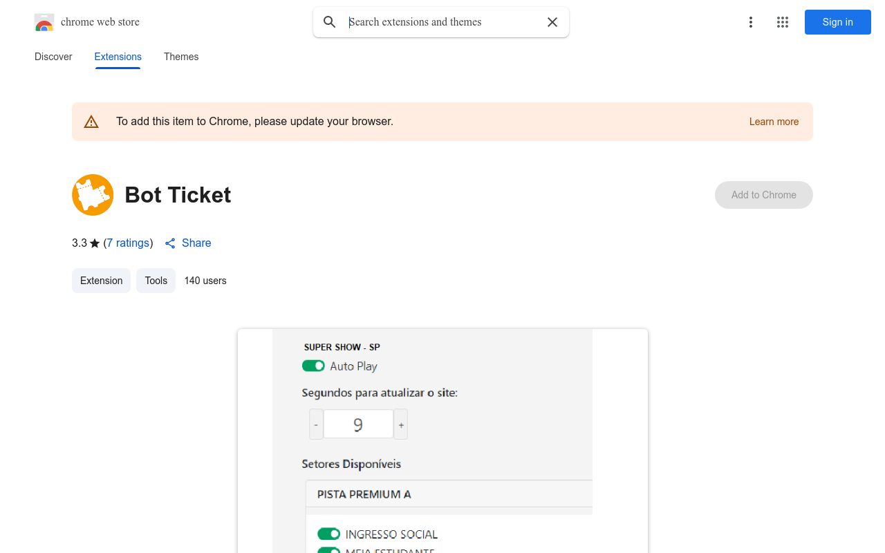 Bot Ticket