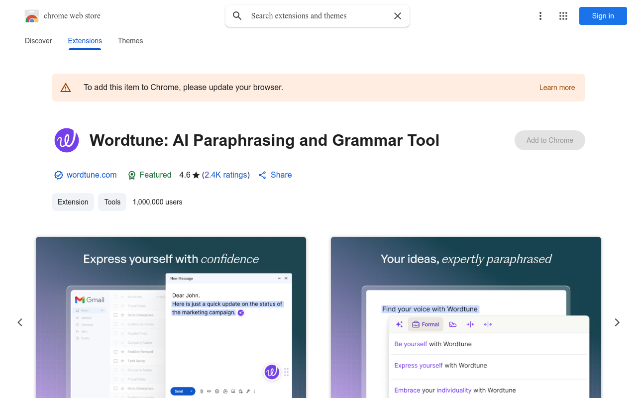 Wordtune: Generative AI productivity platform