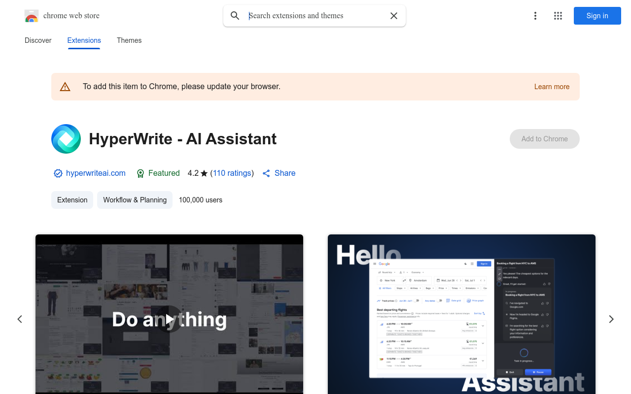 HyperWrite - AI Assistant