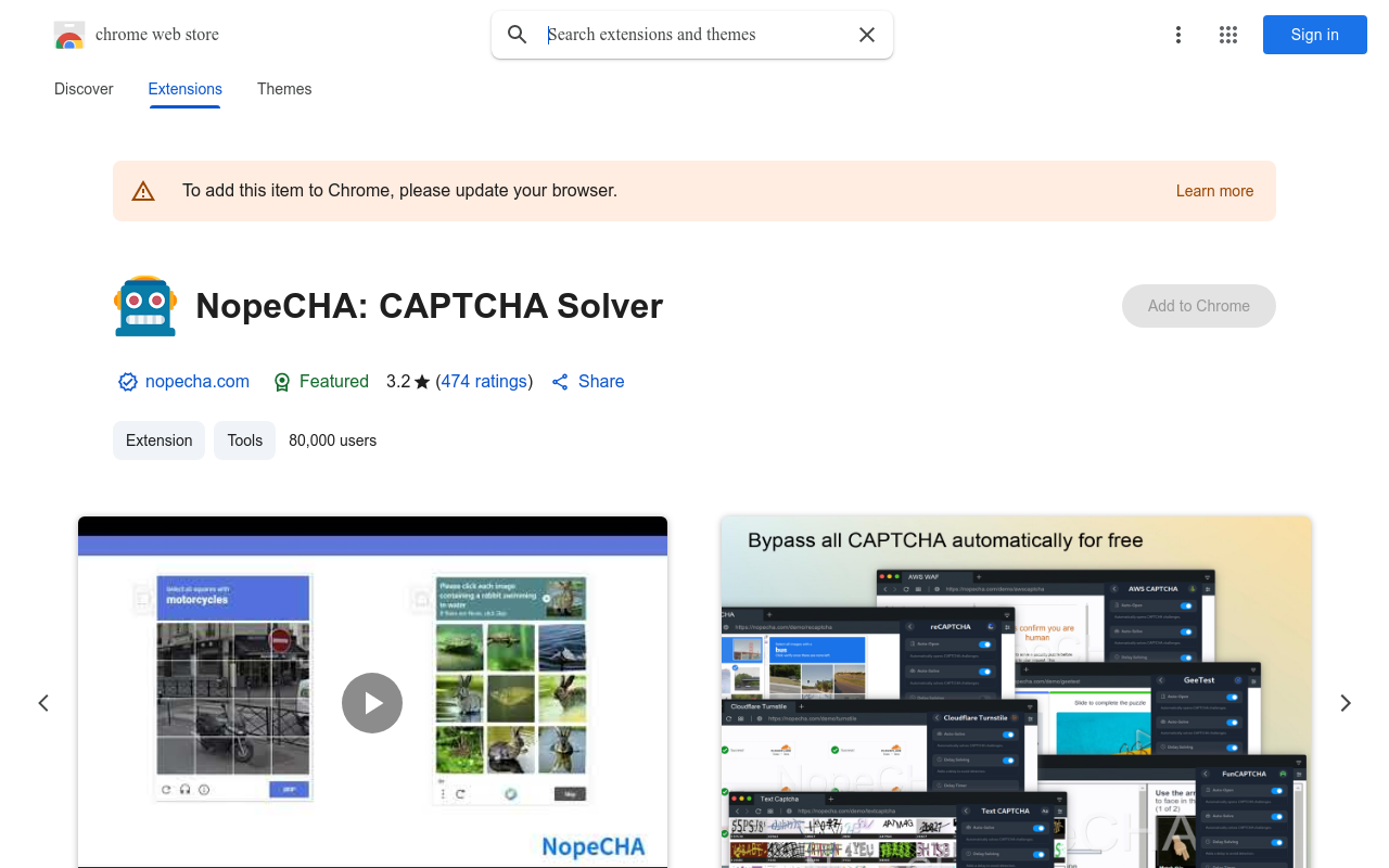 NopeCHA: CAPTCHA Solver