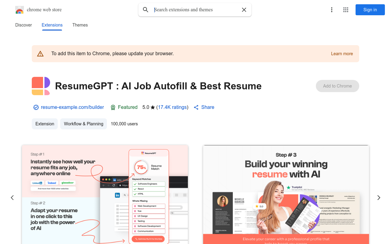 ResumeGPT : AI Job Autofill & Best Resume