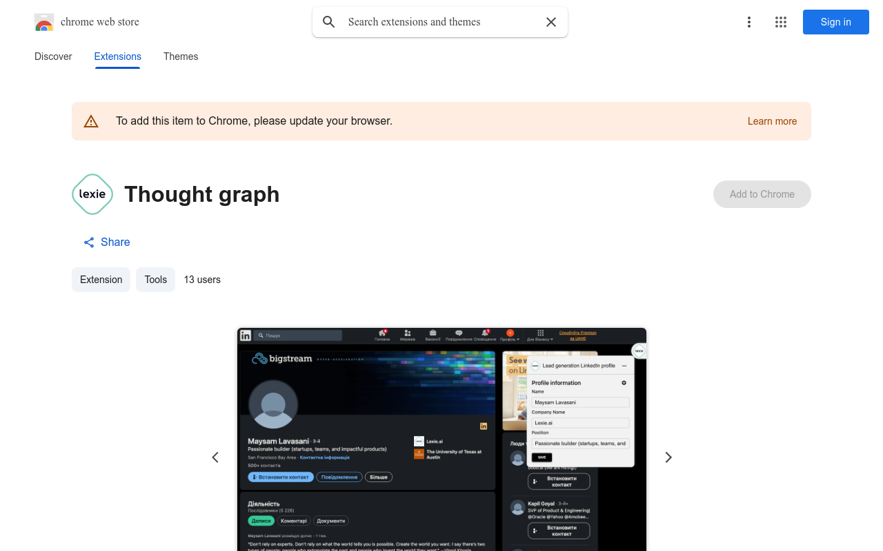 Thought graph