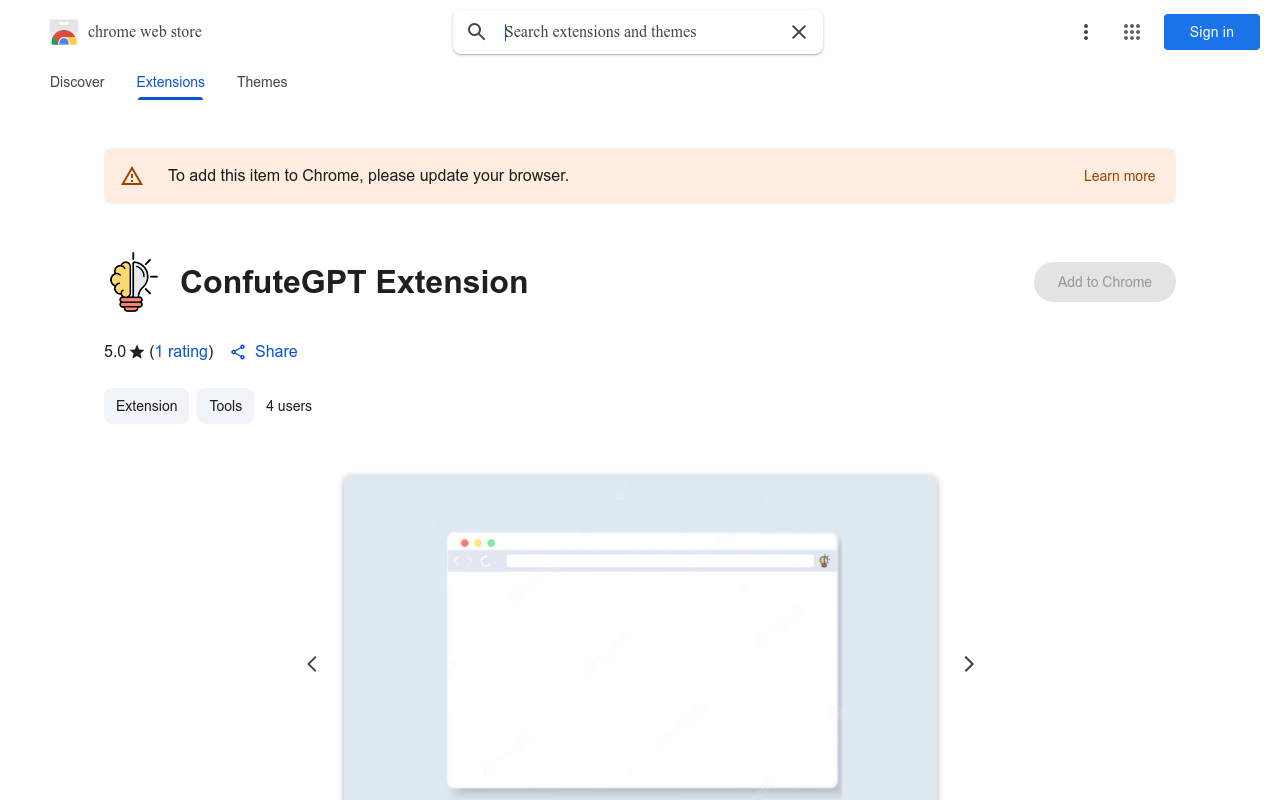ConfuteGPT Extension