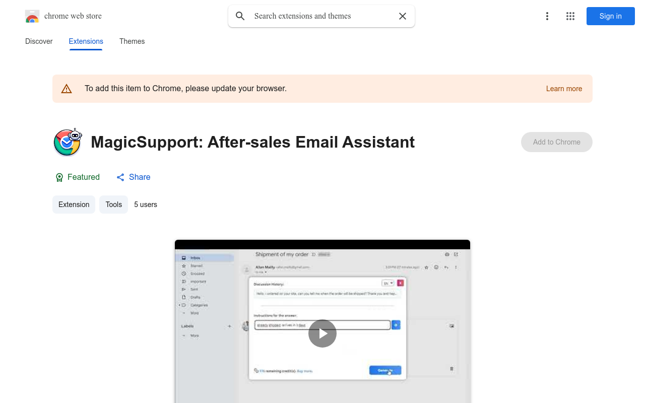 MagicSupport: After-sales Email Assistant