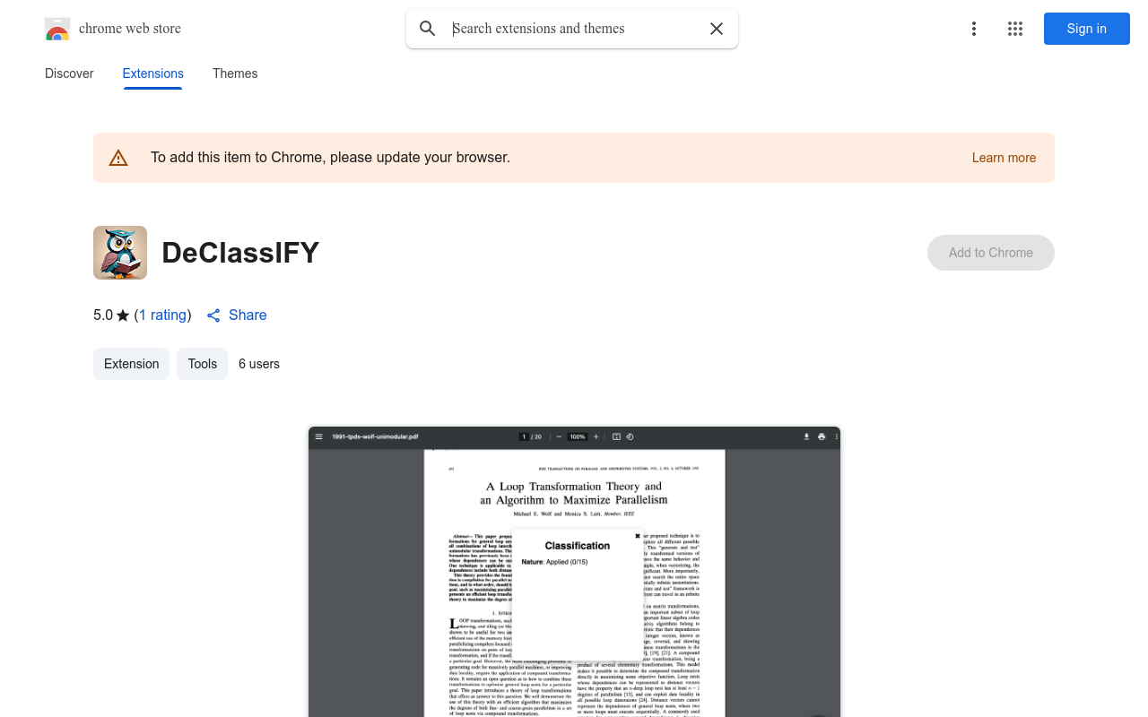 DeClassIFY
