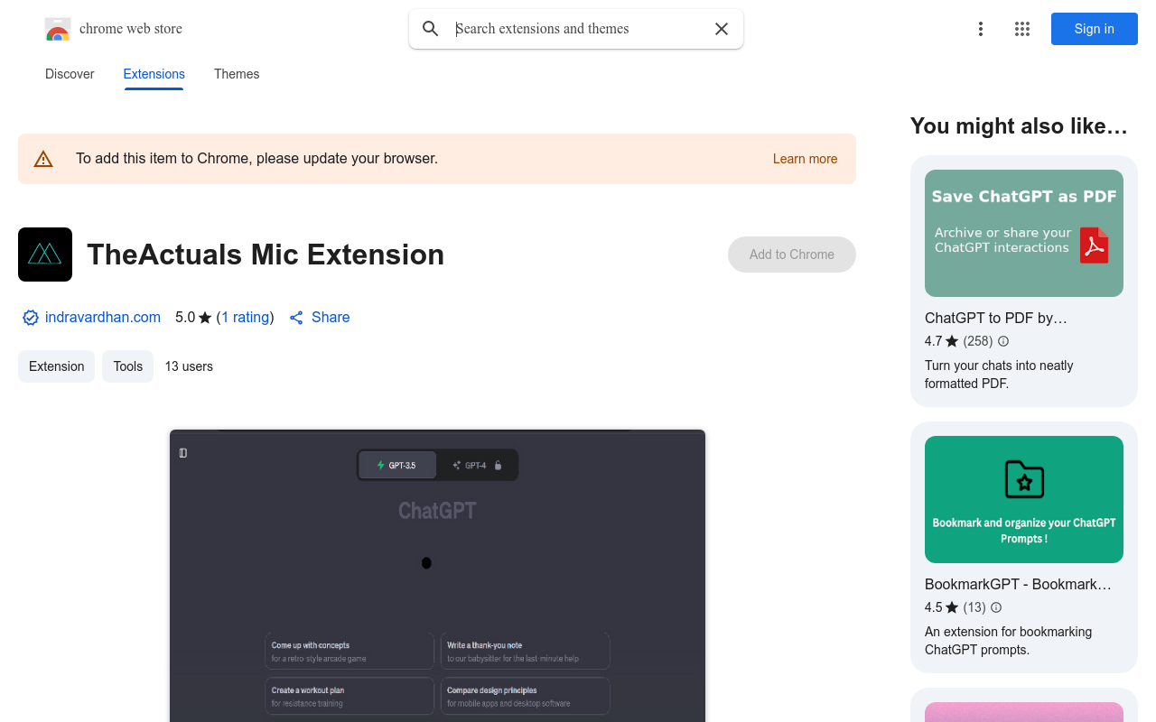 TheActuals Mic Extension