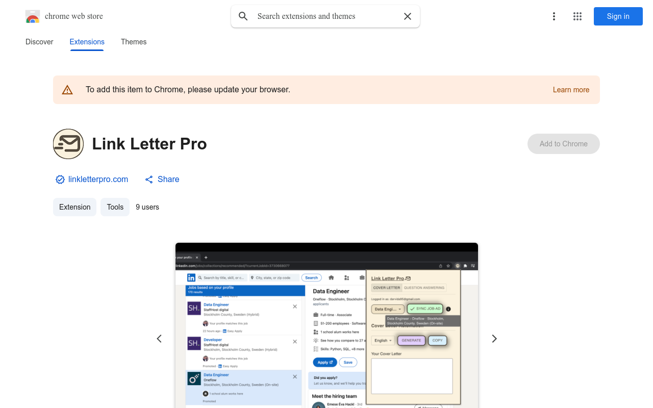 Link Letter Pro