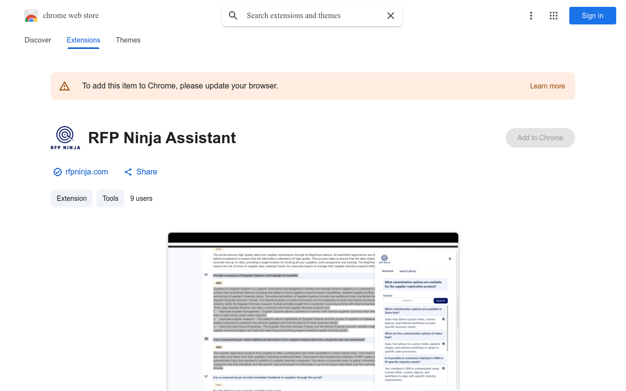 RFP Ninja Assistant