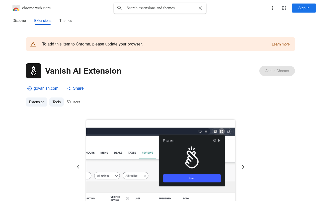 Vanish Extension V2