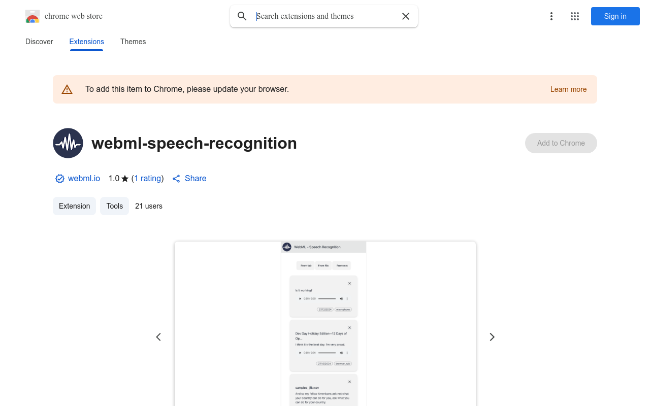 webml-speech-recognition