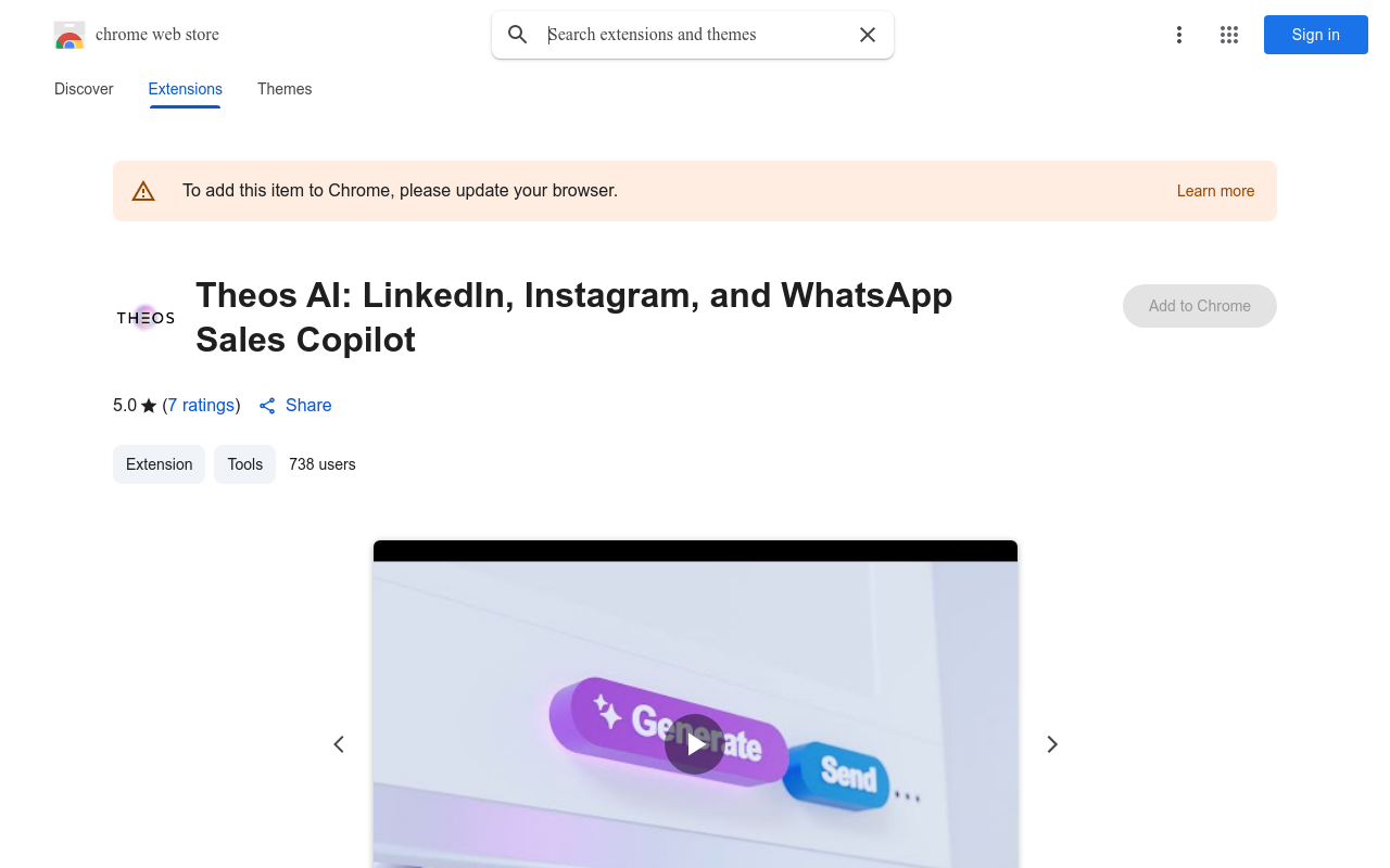 Theos AI LinkedIn Copilot