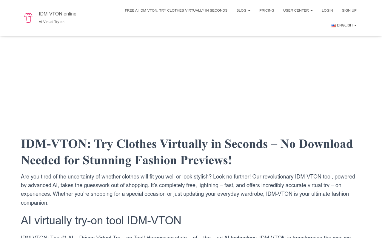 IDM-VTON online