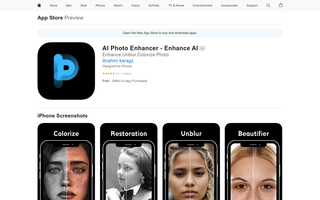 AI Photo Enhancer: Filter Art