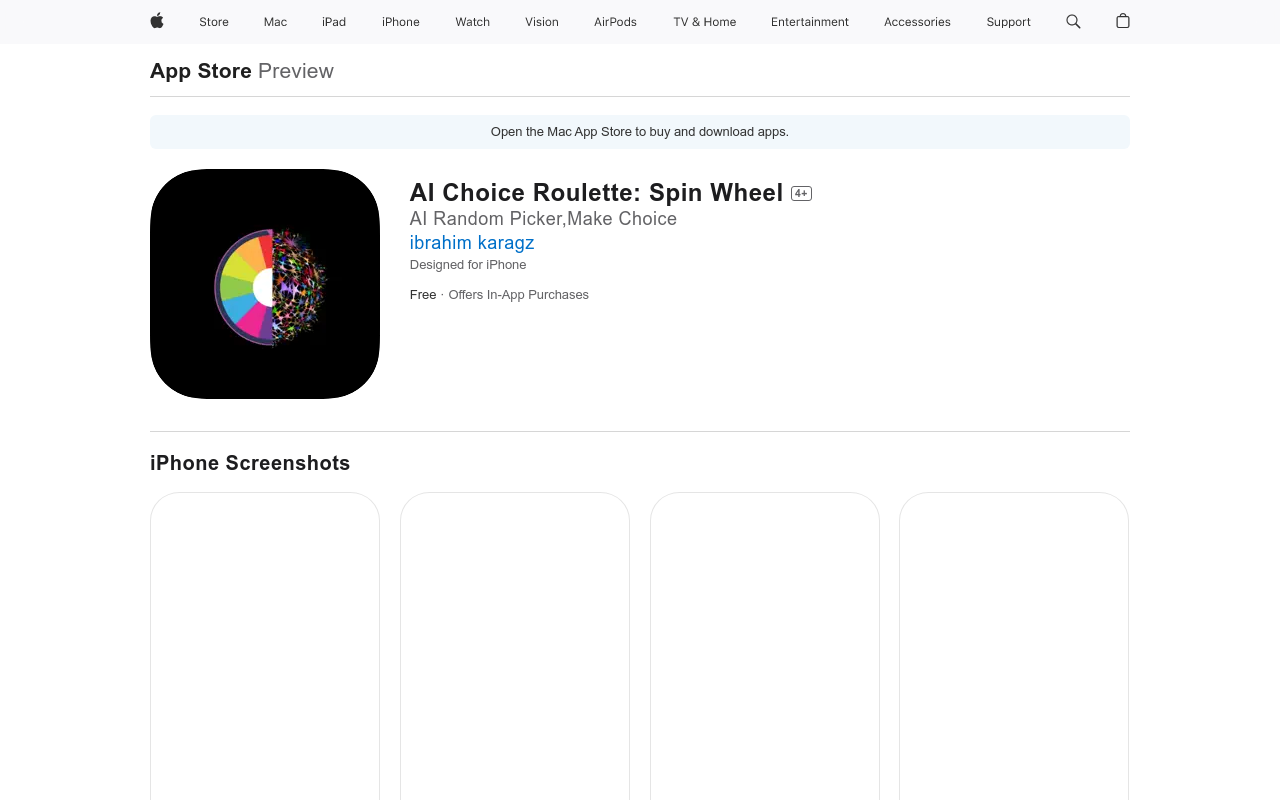 AI Choice Roulette: Spin Wheel