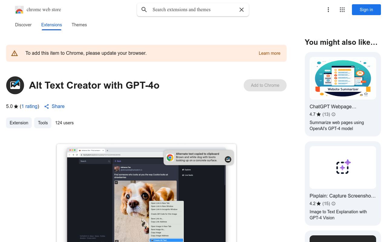 Alt Text Creator with GPT-4 Vision