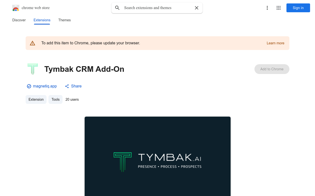 Tymbak CRM Add-On