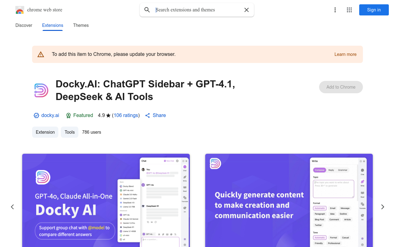 Docky.AI: ChatGPT Sidebar & Smart Assistant