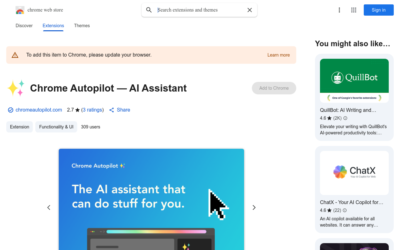 Chrome Autopilot - AI Automation Assistant