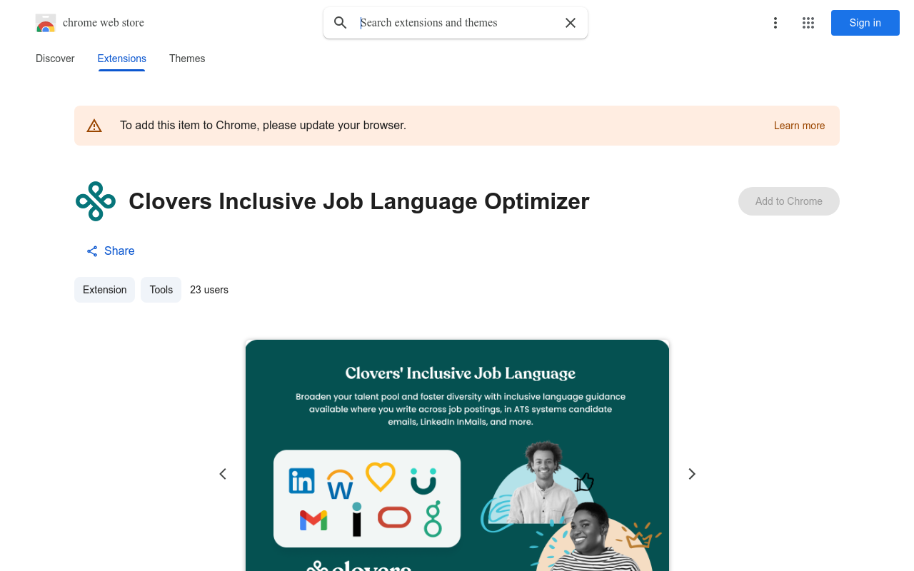 Clovers Inclusive Job Language Optimizer