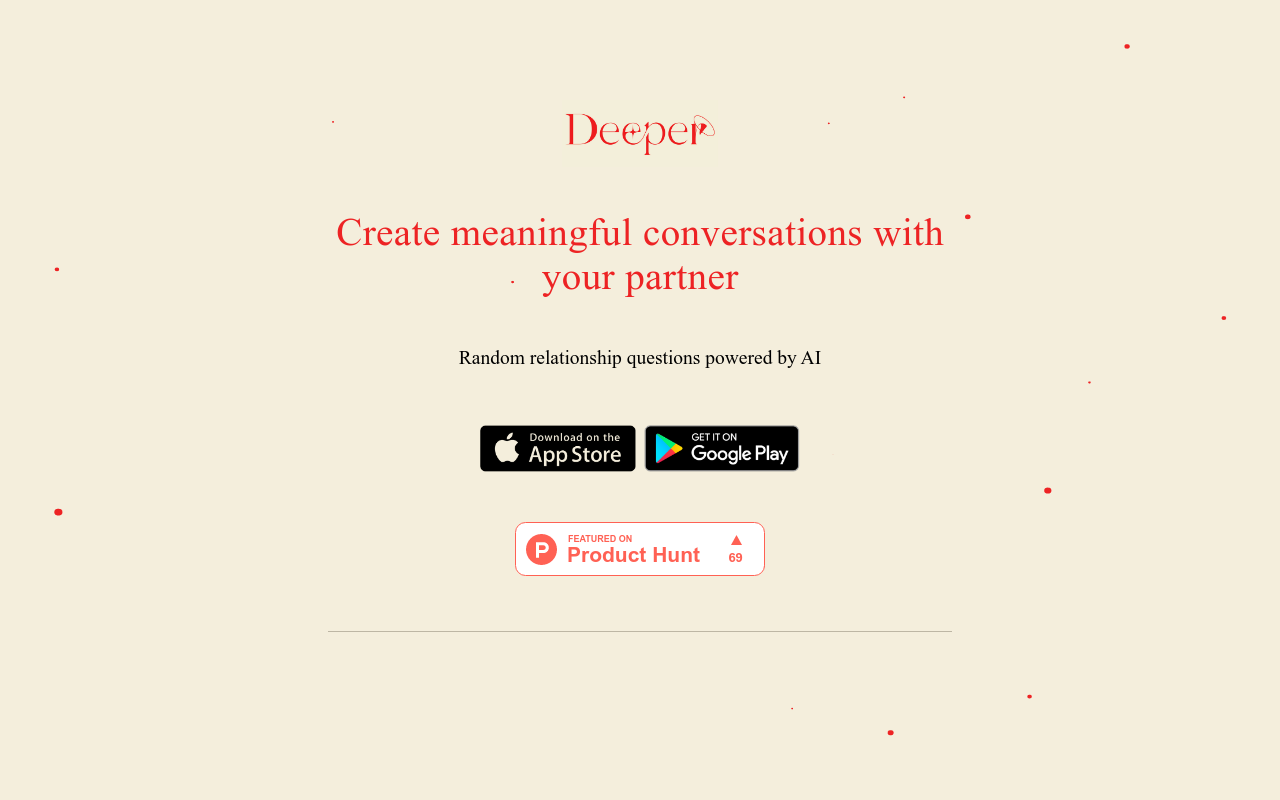Deeper app