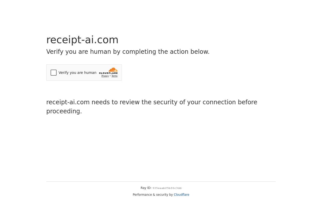 Receipt-AI for Startup