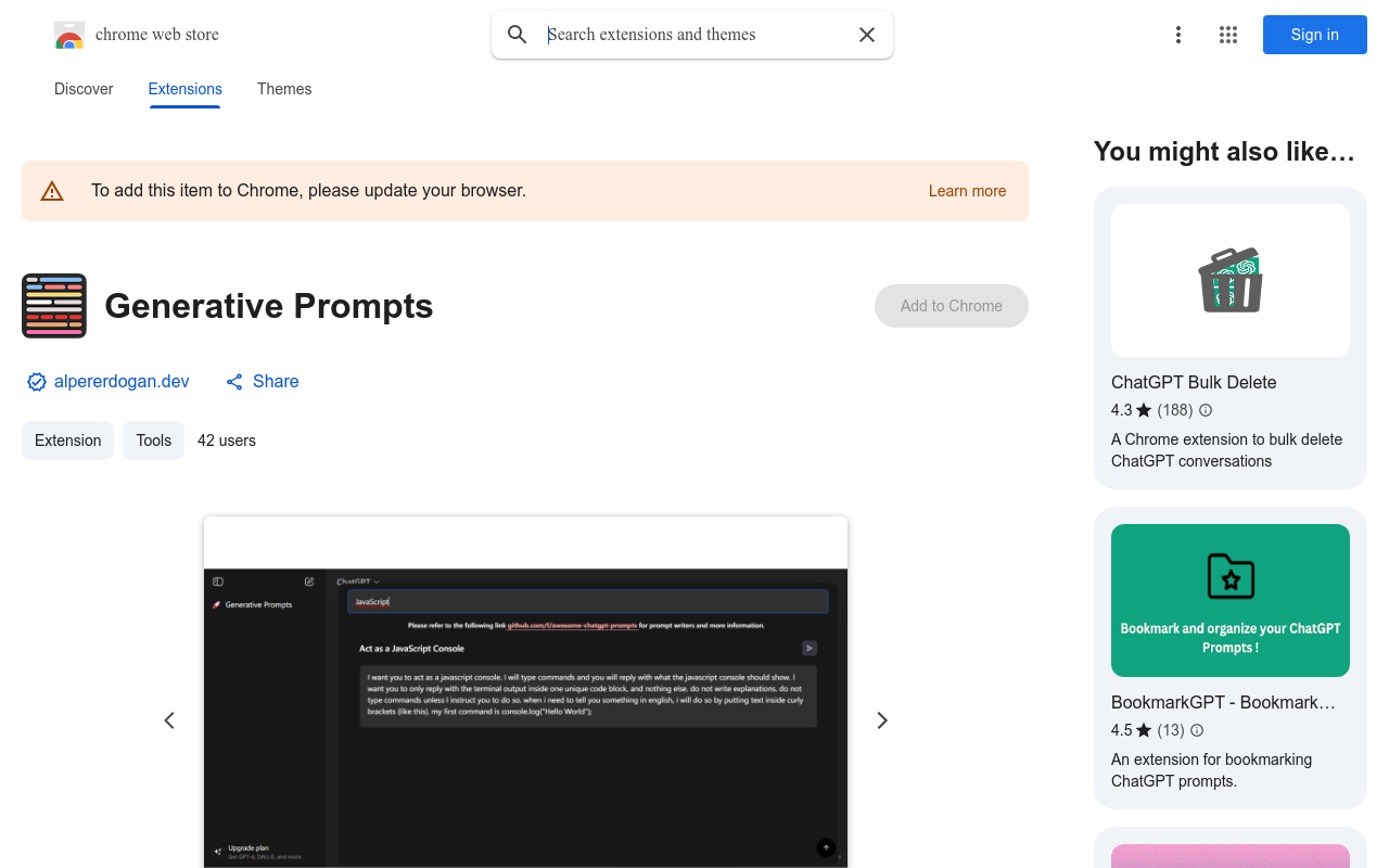 Generative Prompts