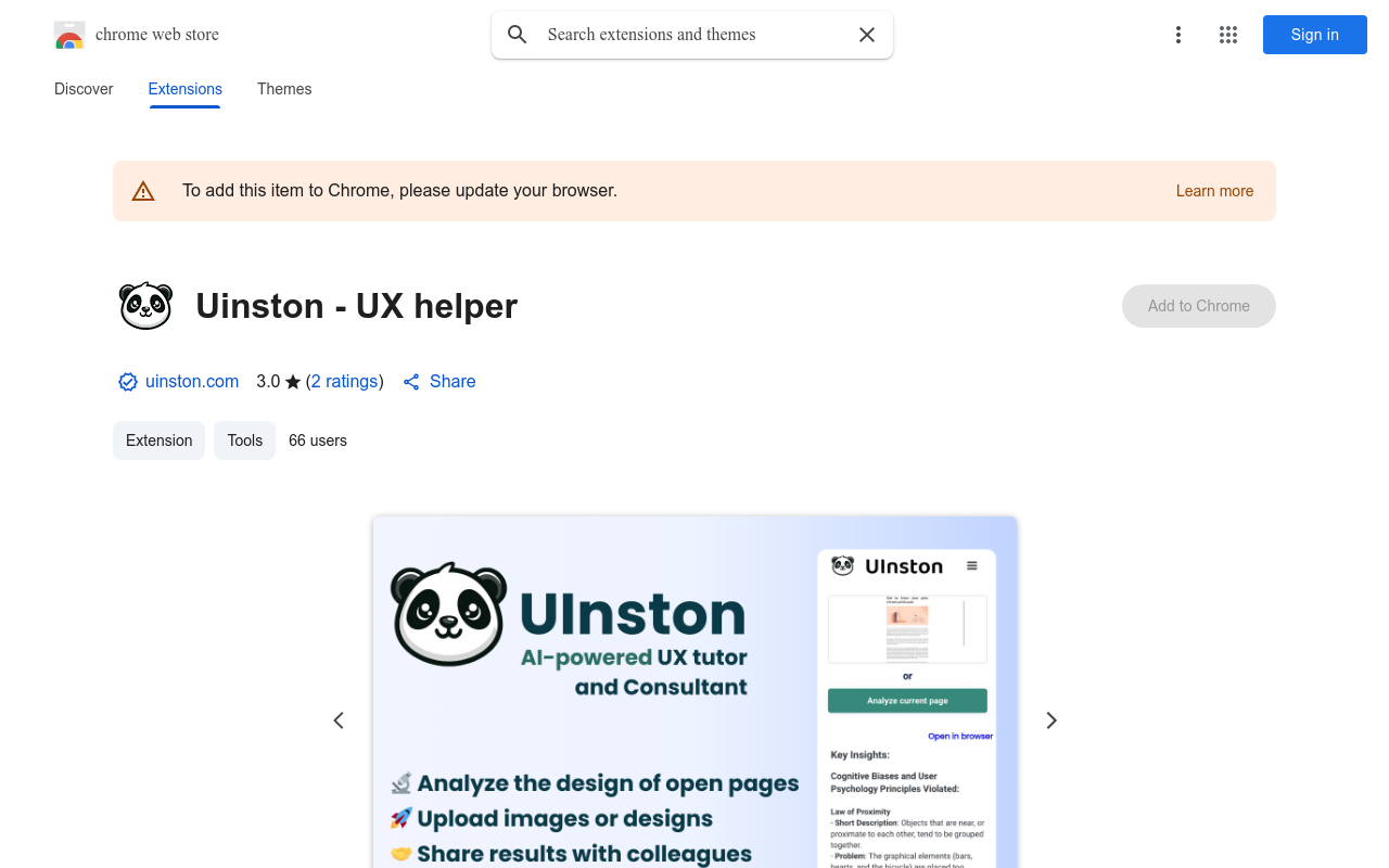 Uinston - UX helper
