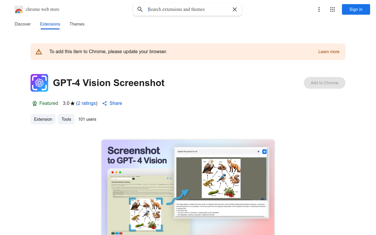 GPT-4 Vision Screenshot