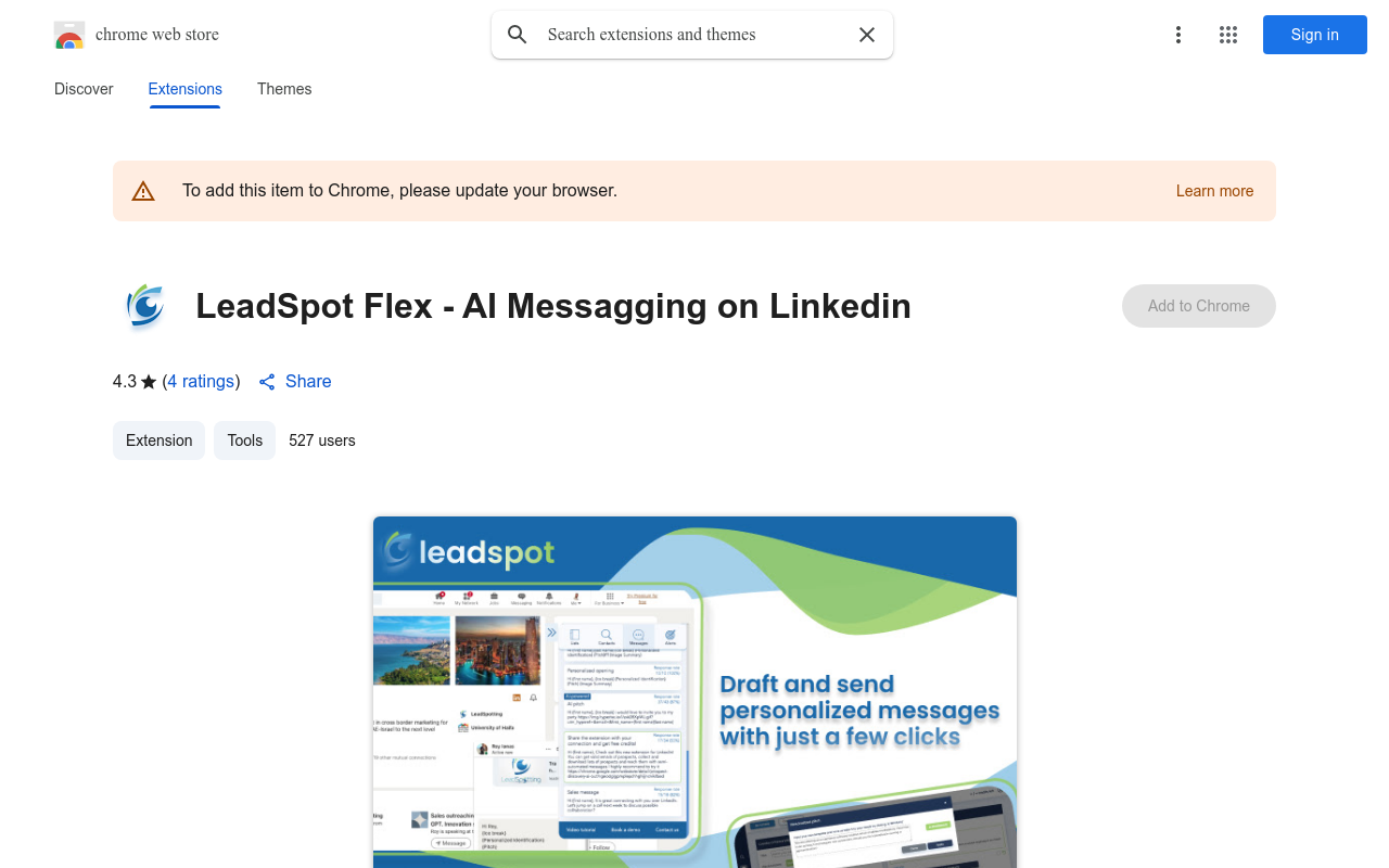 LeadSpot Flex - AI Messagging on Linkedin