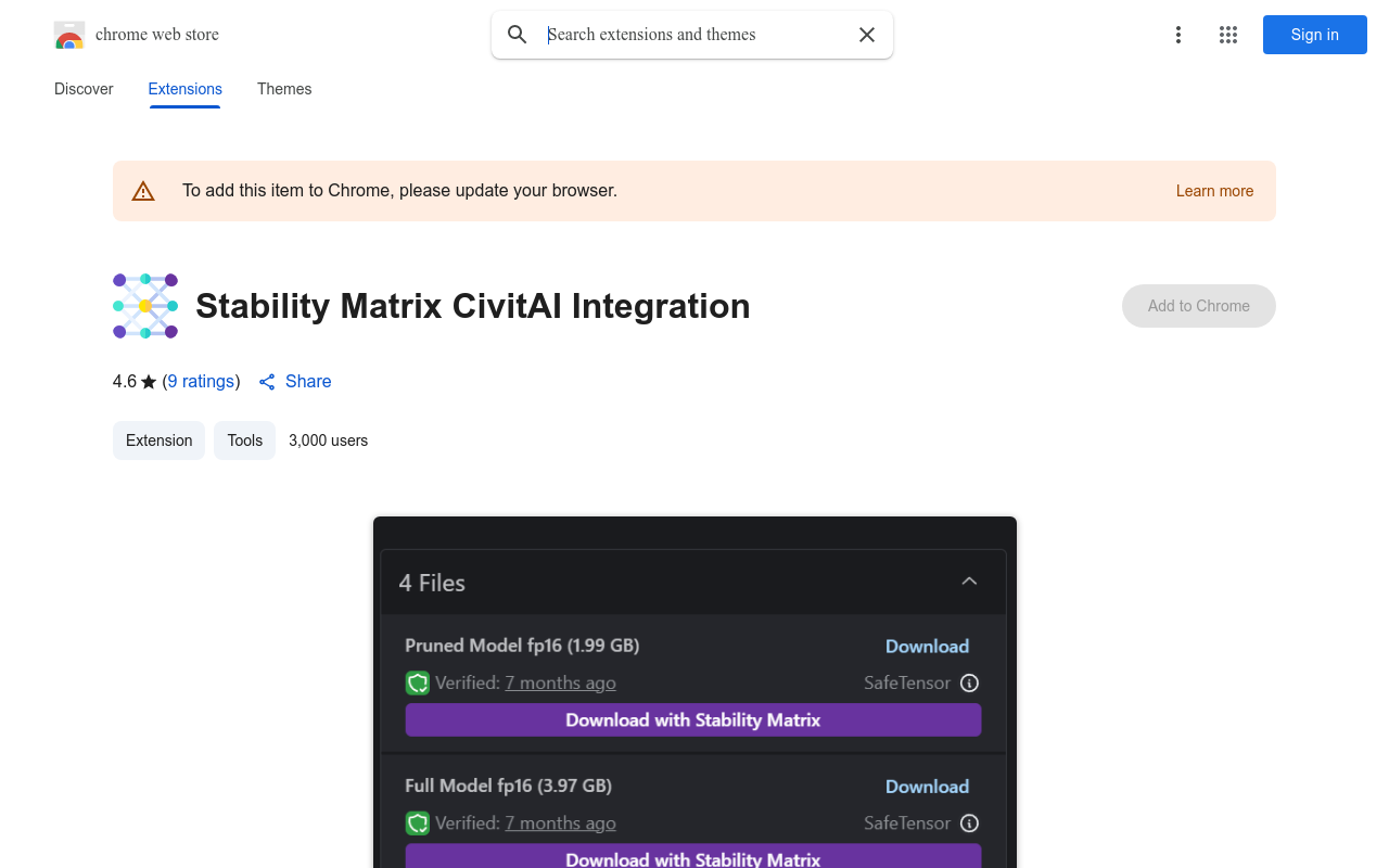 Stability Matrix CivitAI Integration