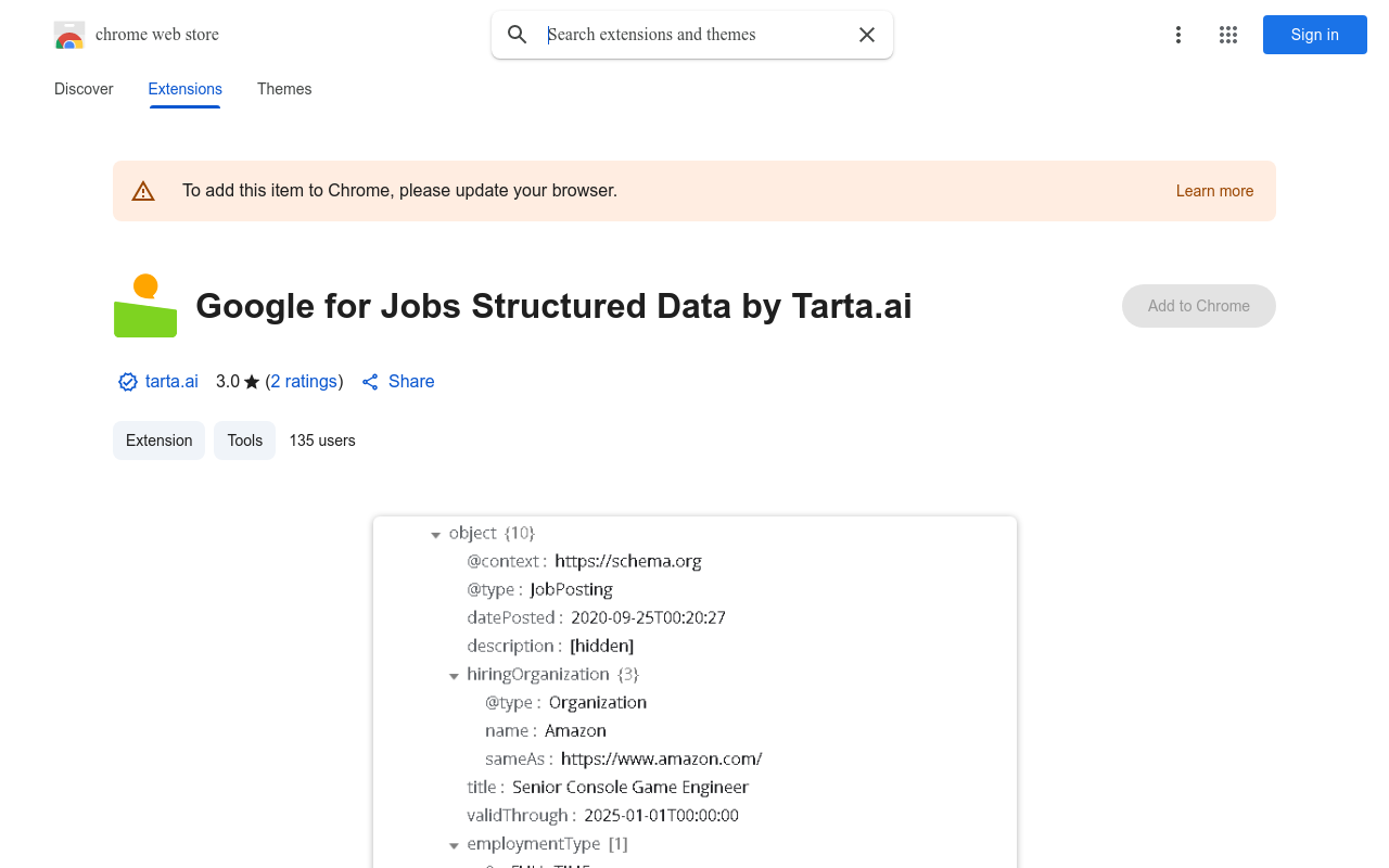 Google for Jobs Structured Data by Tarta.ai