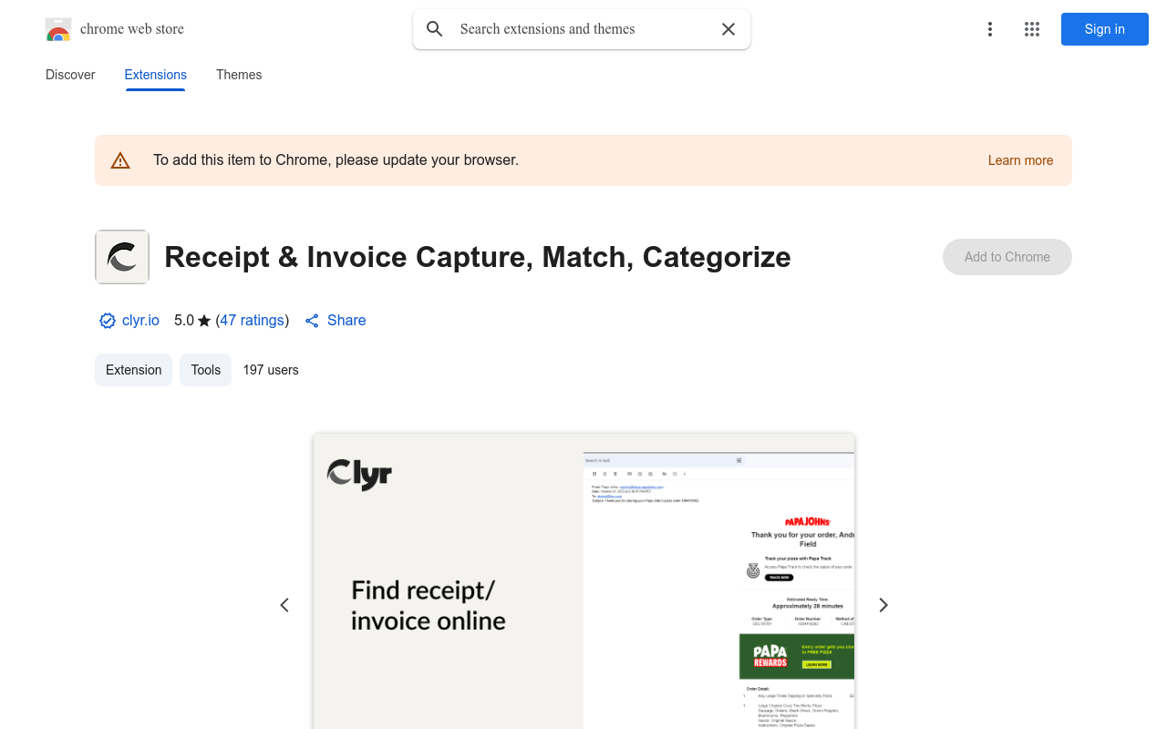 Receipt & Invoice Capture, Match, Categorize