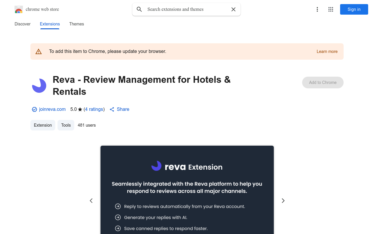 Reva - Review Management for Hotels & Rentals