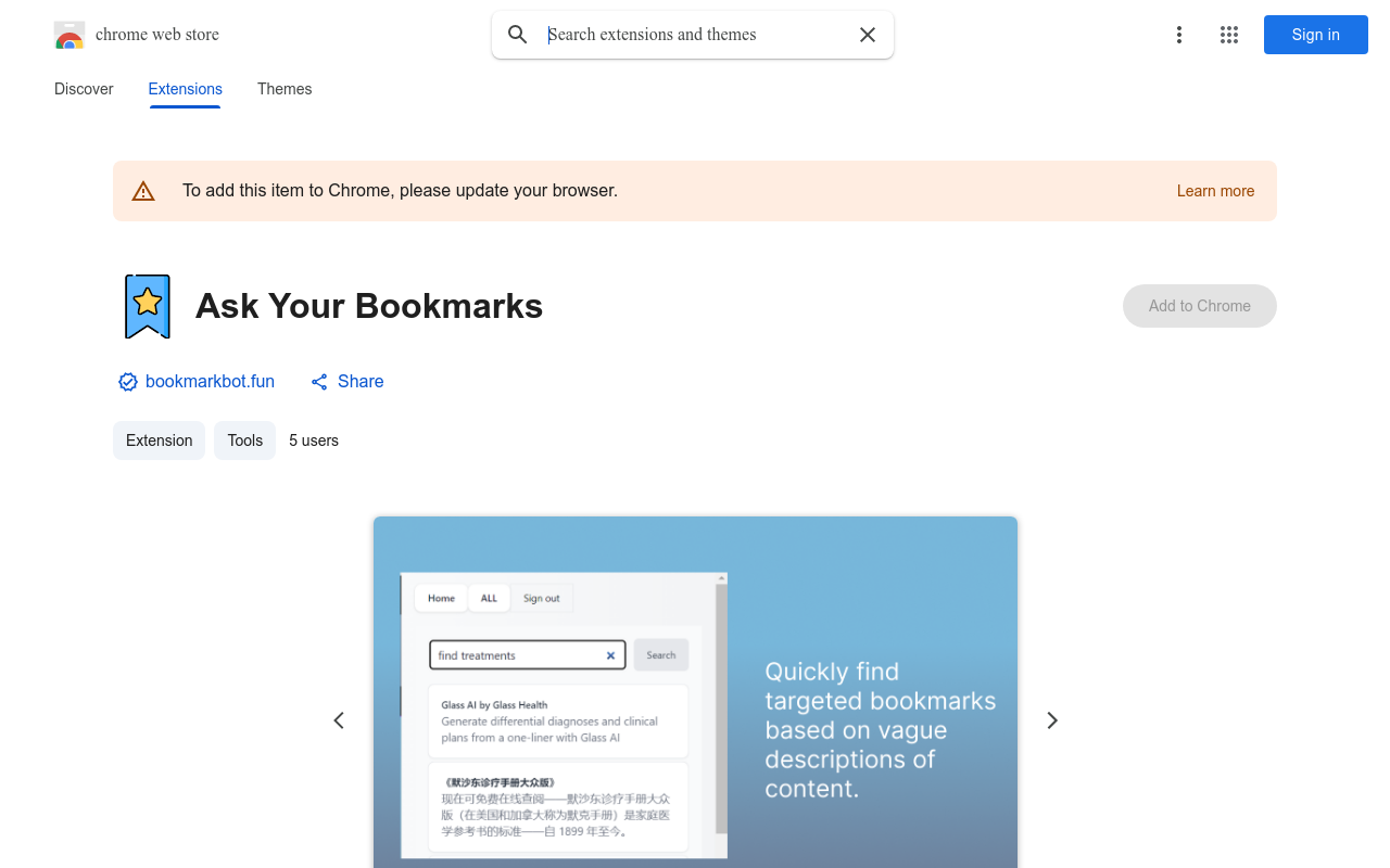 Ask Your Bookmarks