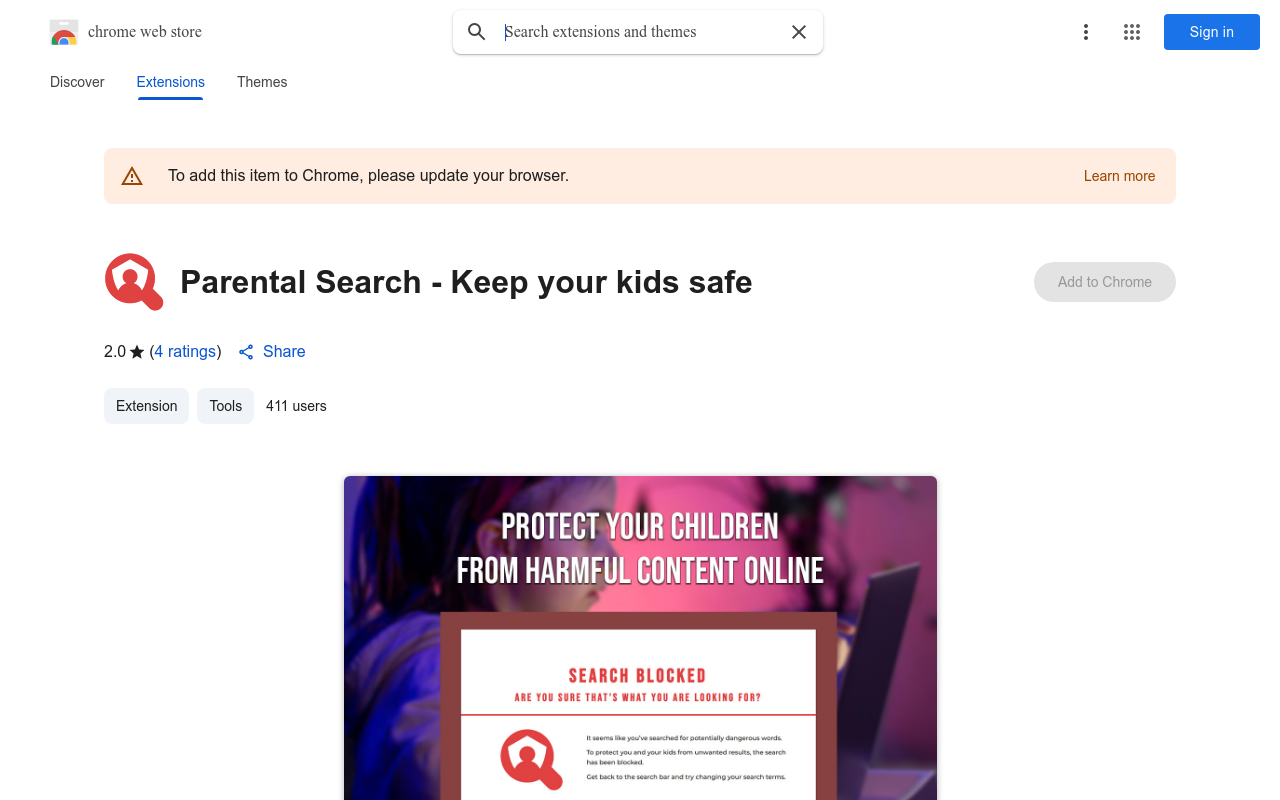 Parental Search - Keep your kids safe