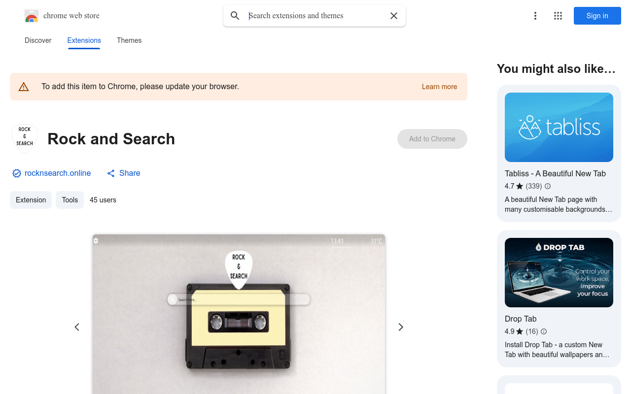 Rock and Search