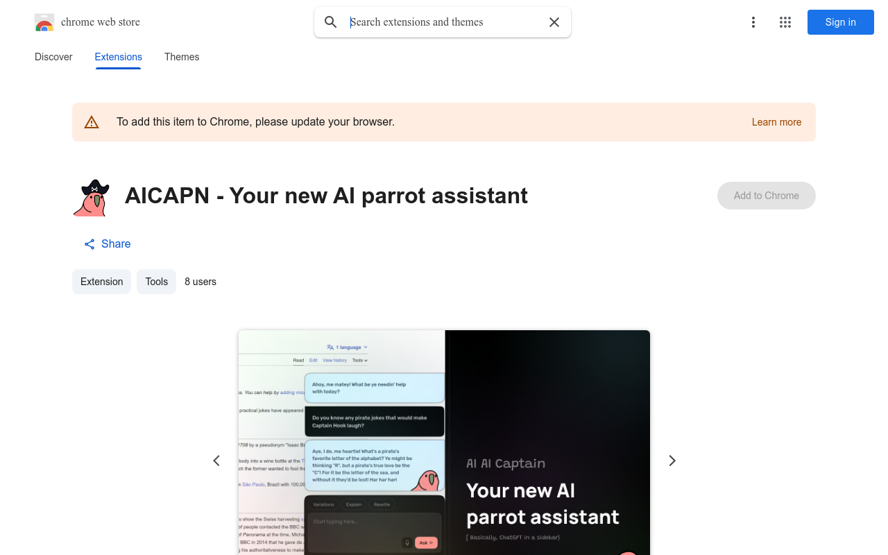 AICAPN - Your new AI parrot assistant