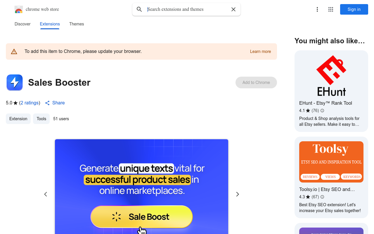Sale Booster