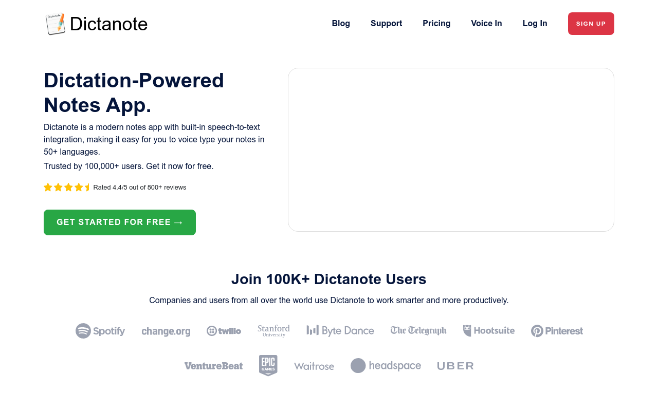 Dictanote