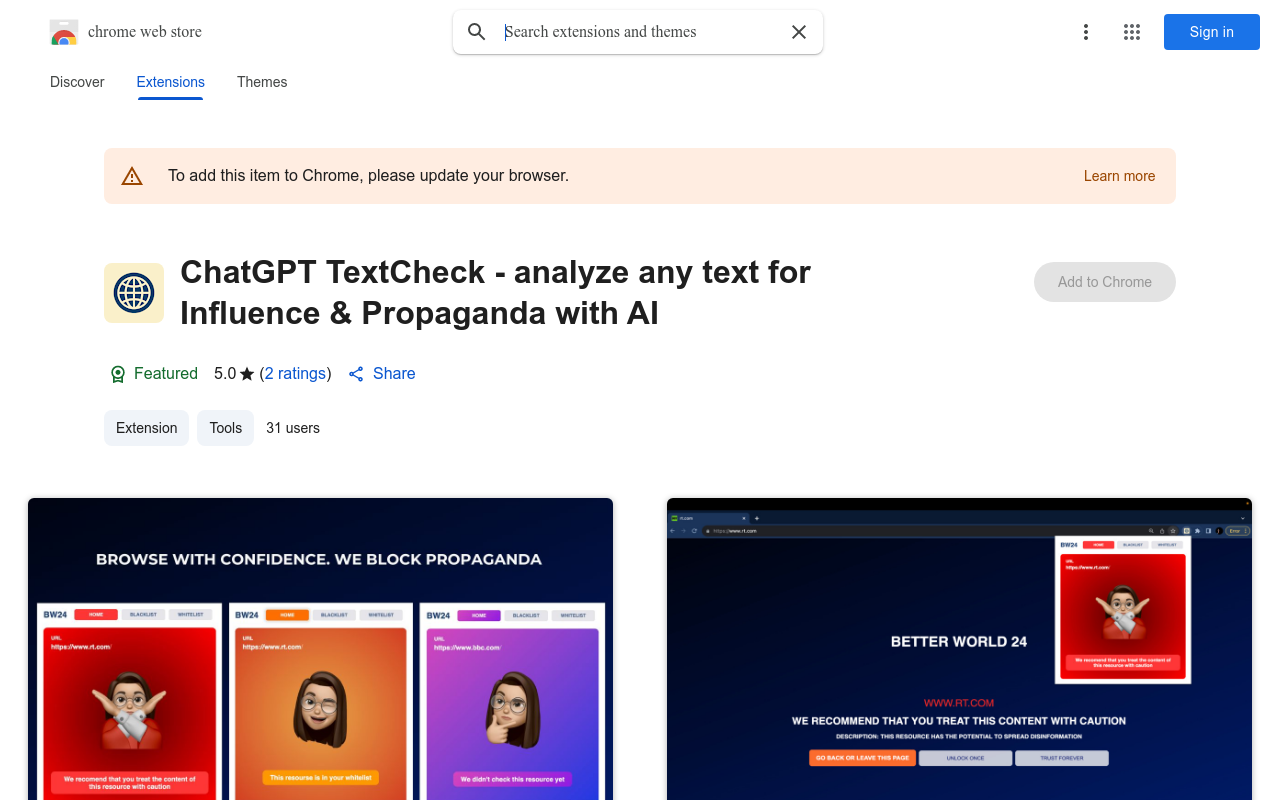 ChatGPT TextCheck - analyze any text for Influence & Propaganda with AI