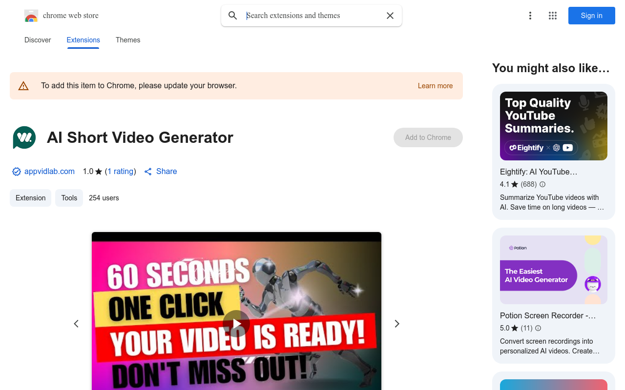 AI Short Video Generator