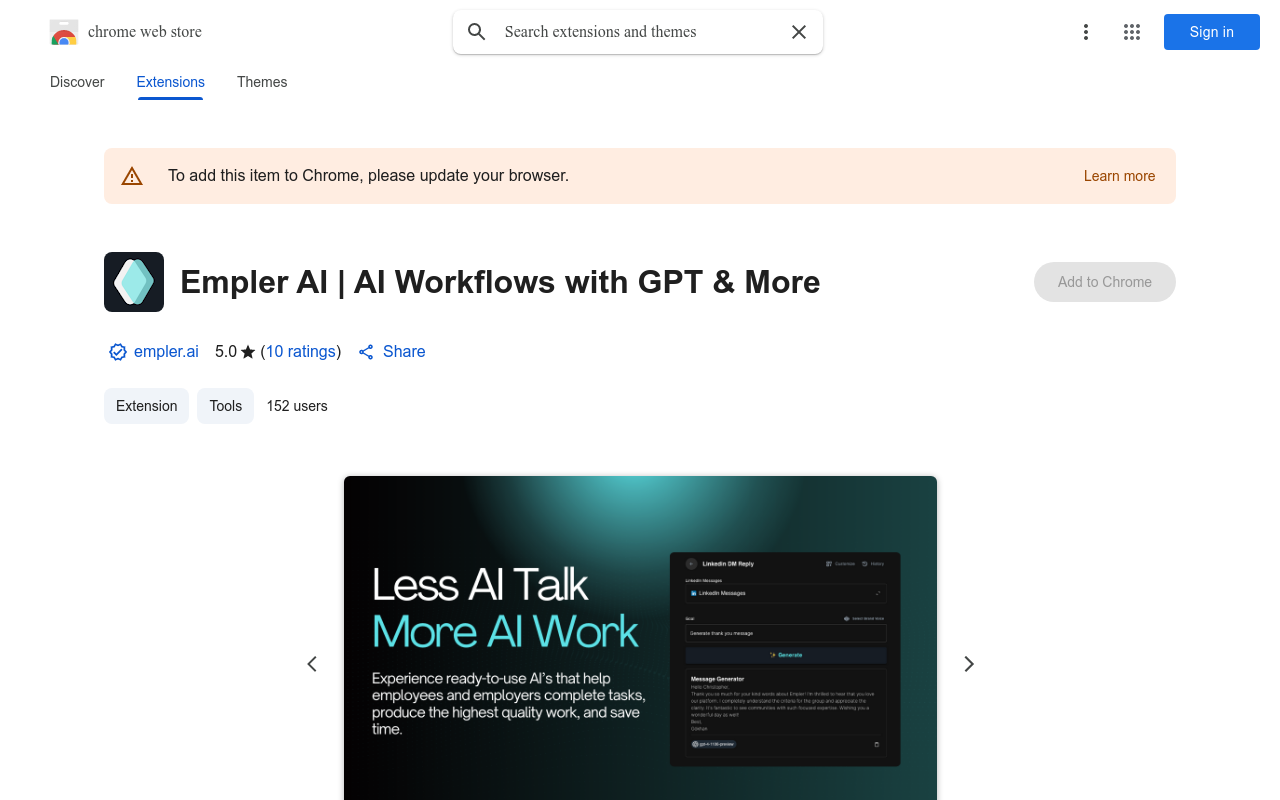 Empler AI | Workflows with GPT & Claude