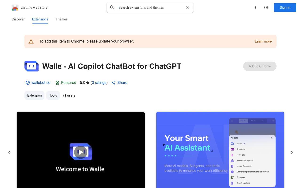 Walle - AI Copilot ChatBot for ChatGPT