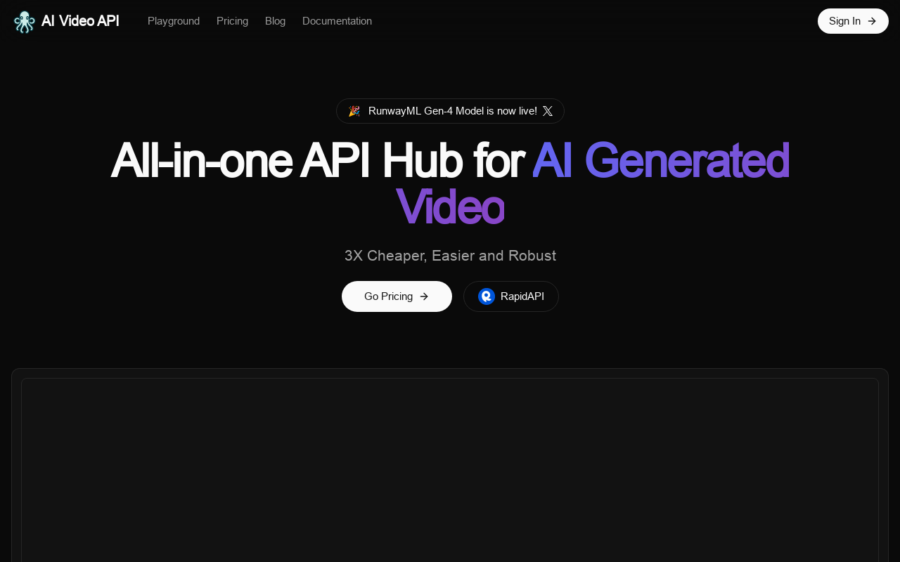 AI Video API