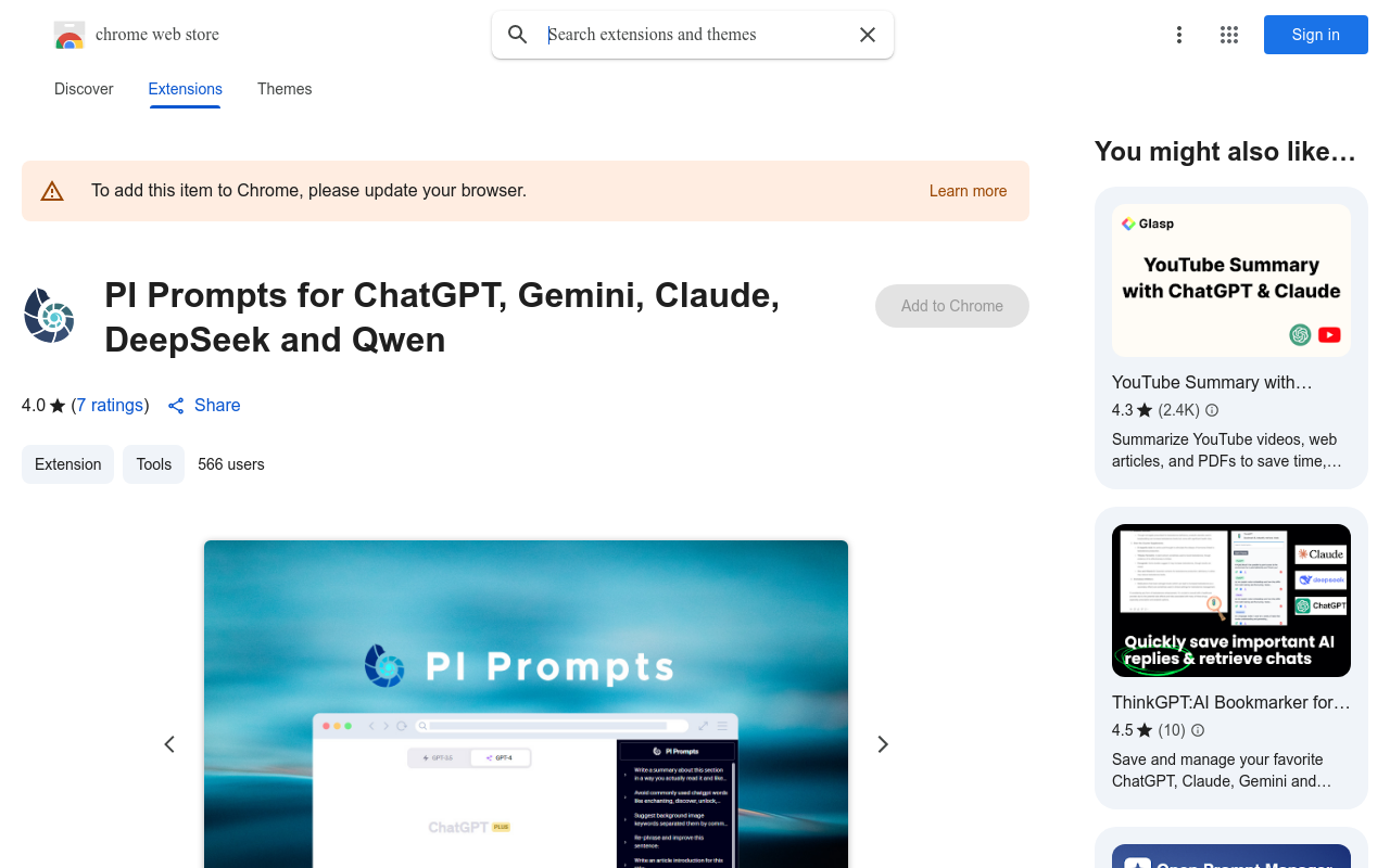 PI Prompts for ChatGPT, Gemini, Claude, Mistral & PI