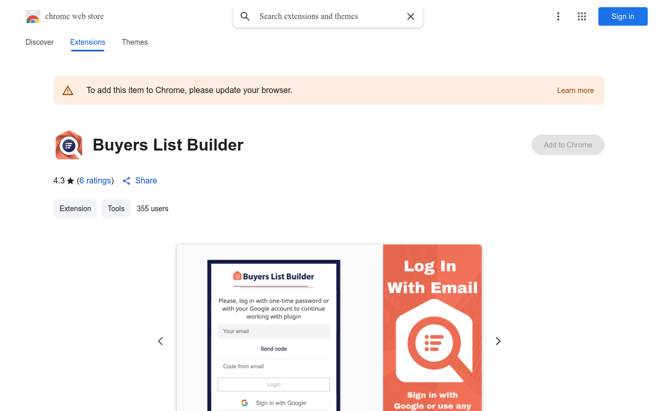 Buyers List Builder